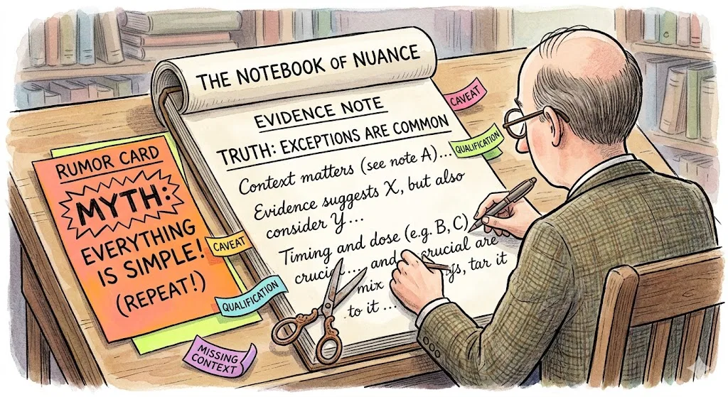 Overview image for Why Myths Beat Nuance in a Sentence | Mythcraft