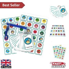 Listing image for Communication Flash Cards for Children - 24 Durable Cards with Emotion Posters