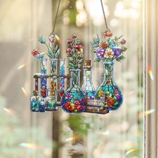 Listing image for Science Classroom Hologram Acrylic Window Hanging | Chemistry Decor