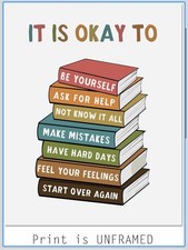 Listing image for 3 Pk Classroom Posters Canvas 16”x24” Teacher Wall Art School Motivational Quote