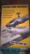 Listing image for Vintage 1950s public health awareness advert poster