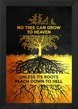 Listing image for Carl Jung Psychology Tree Framed Wall Art Poster Canvas Print Picture