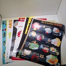 Listing image for Health Promotion Posters X11 Job Lot Medical Health Education GASP Etc