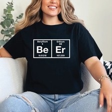 Listing image for Funny Periodic Table T-Shirt - Chemistry Symbols Be & Er Science Meme Unisex Tee