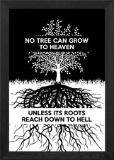 Listing image for Carl Jung Psychology Tree Framed Wall Art Poster Canvas Print Picture