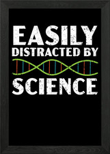 Listing image for Science Lover Framed Wall Art Poster Canvas Print Picture