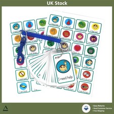 Listing image for 24 Durable Communication Cards & Emotion Posters for Children with Autism
