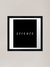 Listing image for Science - Science Boy - Science Gir Framed Wall Art Poster Canvas Print Picture