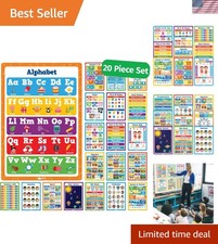 Listing image for Classroom Educational Posters - 20pcs 16” x 11” - Teacher Classroom Must Have...