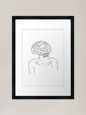 Listing image for Brain medic Framed Art Print Framed Wall Art Poster Canvas Print Picture